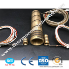 Hot Runner Brass Pipe Heater Nozzle Heater Pressed With Coil Heater And Thermocouple