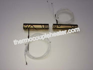 Durable Brass Electric Tube Heaters For Hot Runner Nozzle , Tangential / Axial Type