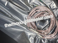 Material 304 Hot Runner Spring Coil Heater In Straight , 3.2 x 1.8mm