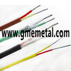 Fiberglass Braided Heat Resistant Electrical Wire , Silicone Rubber Insulated Cable