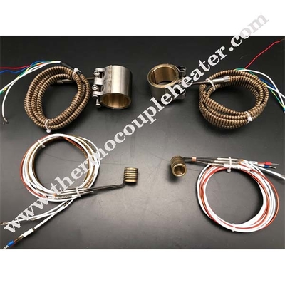 Electric Resistance Axial Clamp Band Coil Heater with Thermocouple Type K for Hot Runner System