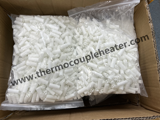 High Temp Oval Ceramic  Insulators for Thermocouple Assemblies