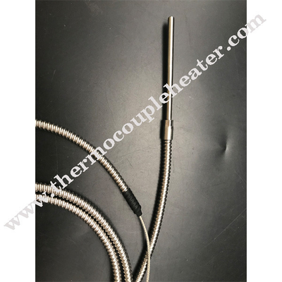 Stainless Steel Sheathed Dia 1.0mm 1.5mm 3.0mm 6.0mm Type K/j/n Probe Type Thermocouple