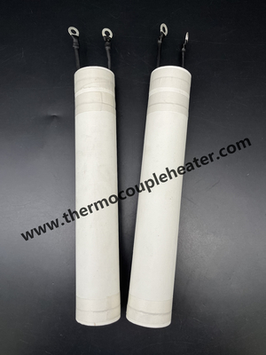 Ceramic Bobbin Heater cylindrical ceramic heating elements For Air Heating