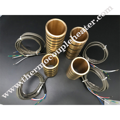 nozzle heater pressed Hot Runner Brass coil heater for hot runner system