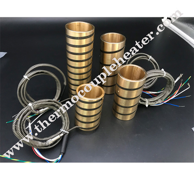 nozzle heater pressed Hot Runner Brass coil heater for hot runner system