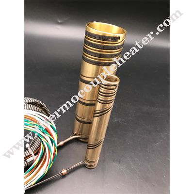 High Performance Brass Nozzle Heater with J Thermocouple for Industrial Heating