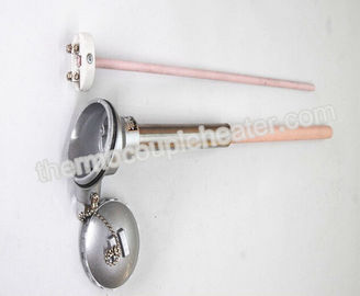 Platinum Rhodium Thermocouple RTD S Type High Temperature With Thread Fitting