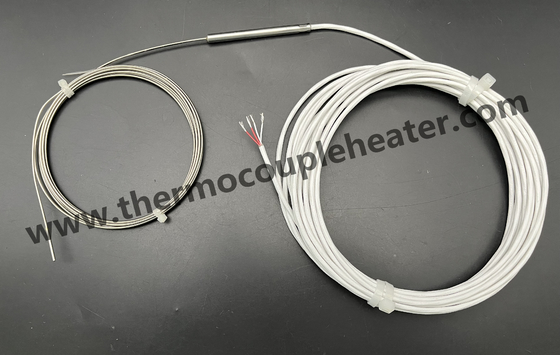 Customized RTD PT100 4 Wire Class A Probe Diamter 2.0mm Length 3M