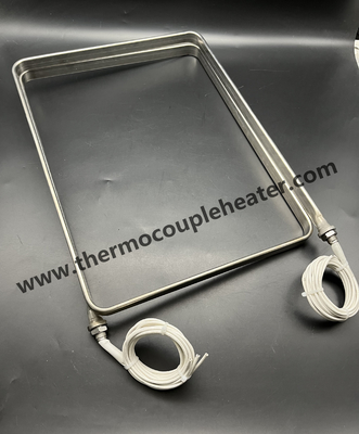 Flat Tubular Heating Element For Oil Heating Side Mounted