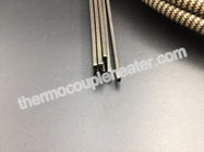 230V 1200W 2 X 4mm Electric Resistance Heater In Straight With J Type Thermocouple