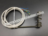 Customized Electric Coil Heaters With SS Braided Leads , Highly Non-corrosive