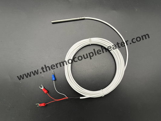 Mineral Insulated RTD PT100 Temperature Sensor PTFE Cable Class A