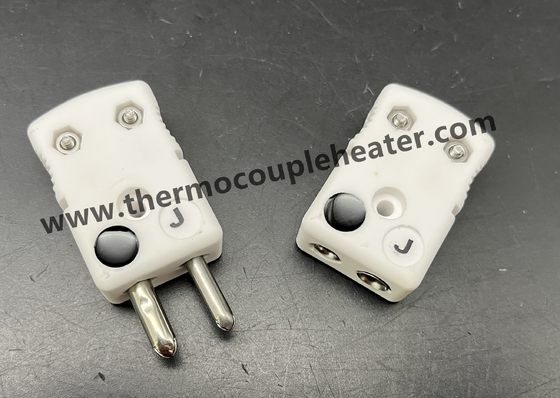 Ceramic Thermocouple Connector Type J Male And Female Standard Size