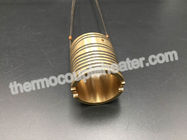 Brass Pipe Press With Coil Heater For Hot Runner Mold  With Thermocouple J