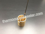 Hot Runner Brass Coil Heaters 230V 350W With Thermocouple J PTFE Leads