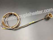 230V 300W Press In Brass Coil Heaters For Hot Runner Mold  With Thermocouple J