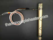 Long Pressed In Brass Nozzle Coil Heaters With Metal Clip For Hot Runner System