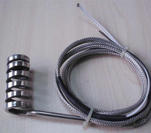 Hot Runer Coil / Spring Heaters With Thermocouple , Temperature Sensor RTD