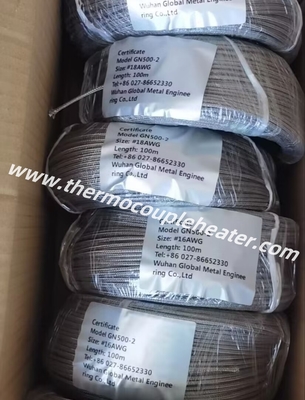 High Temperature Resistant Cable  Fiberglass And Mica Insulation Steel Mesh Protection