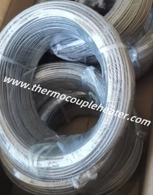 High Temperature Resistant Cable  Fiberglass And Mica Insulation Steel Mesh Protection