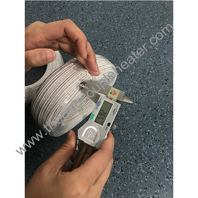 PFA Insulated RTD PT100 Cable Fiberglass Braided Shielding FEP Jacket RTD Cable