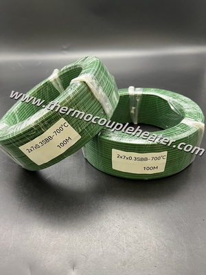 Thermocouple Compensating Cable Type S Special Fiberglass Insulation Temperature Resistance 700℃