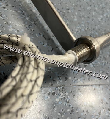 High Power Flat Tubular Heating Element Oil Heater Side Mounted