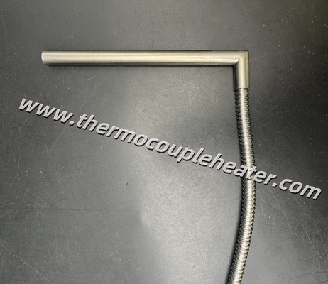 Cartridge Heaters L-shape Cable With Steel Hose Protection