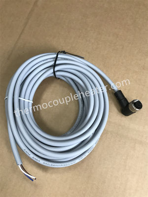 M12 Barrel 5-pin Male Axial Connection Female With Connecting Cable