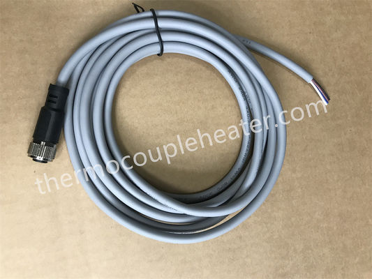 M12 Barrel 5-pin Male Axial Connection Female With Connecting Cable