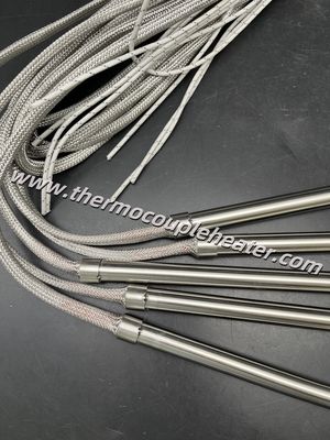 Anti-Vibration Cartridge Heater Stainless Steel Braided Lead Protection