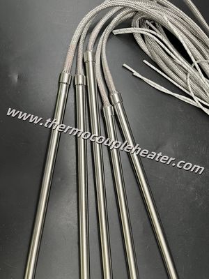 Anti-Vibration Cartridge Heater Stainless Steel Braided Lead Protection