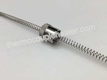 Spring Loaded Temperature Sensor Parts Single / Double Slot Bayonet Cap For Thermocouple