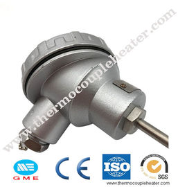 4" Industrial K Type Armoured Thermocouple RTD Sensor With Thread Connection