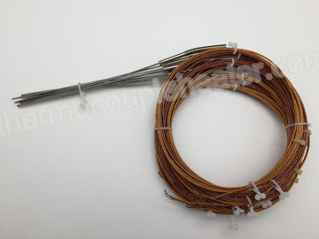 CE Type J Thermocouple RTD With 24GA Kapton Leads And Metal Transition