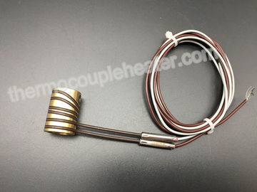 ID 12 MM Press In Brass Coil Heater For Plastic Industry Without Thermocouple