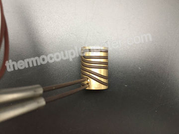 ID 12 MM Press In Brass Coil Heater For Plastic Industry Without Thermocouple