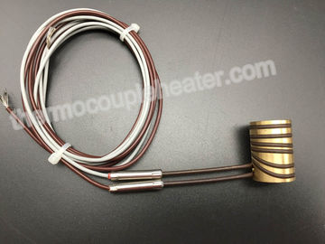 ID 12 MM Press In Brass Coil Heater For Plastic Industry Without Thermocouple