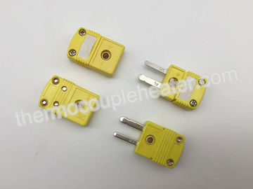 Thermoplastic Mini Type K Thermocouple Connector Male And Female Mini Size