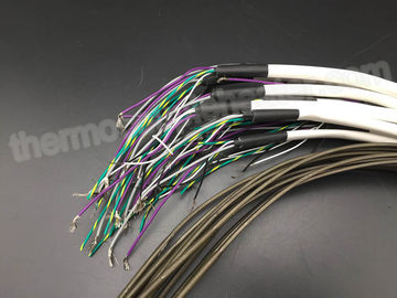 4.2x2.2mm Coil / Cable Heaters With J Type Thermocouple And White Silicone Varnished Cable