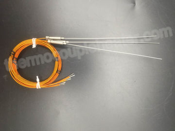 CE Thermocouple RTD Type J With Kapton Insulated Cable For Plastic Industry