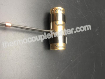 Press In Brass Nozzle Coil Heaters With Metal Clap For Hot Runner System