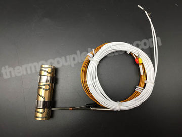 Brass Nozzle Coil Heaters With Metal Clap For Hot Runner Injection Mold