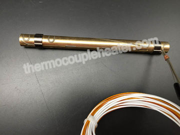 Diameter 10mm Press In Brass Nozzle Coil Heater With Thermocouple And Slot