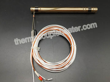 Diameter 10mm Press In Brass Nozzle Coil Heater With Thermocouple And Slot