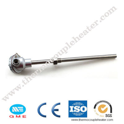 Stainless Steel Probe Thermocouple With Movable Flange Assembly