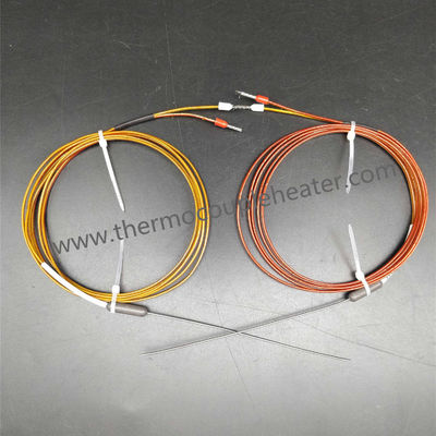 Hot Runner Temperature Sensor Thermocouple With Probe Diameter 1.0/1.5mm