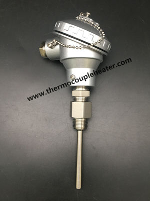 Inserted Temperature Sensor RTD PT100 With Waterproof Head