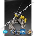 K J PT100 Type Flexible Thermocouple Probe With 1000mm Wire
